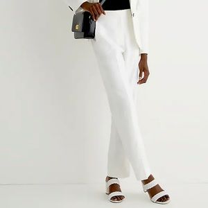 Kate straight-leg pant in four-season stretch - White
